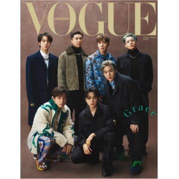 高端时尚刊新加坡VOGUE 2022年1月BTS 范冰冰