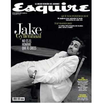 高端男士时尚刊西班牙esquire 2022年3月jake