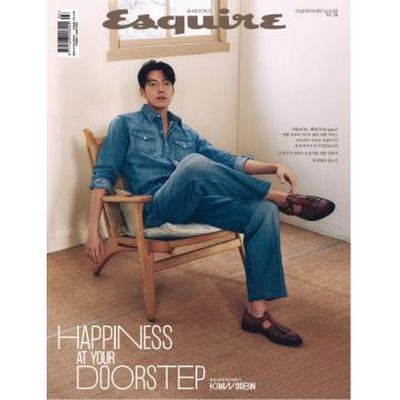 高端男士时尚刊韩国esquire 2022年3月金宇彬