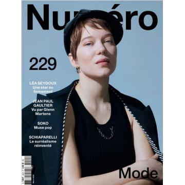 高端时尚刊法国numero 2022年3月lea seydoux