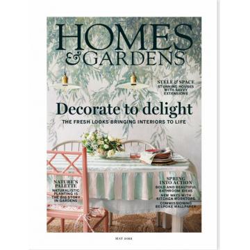 高端家居设计刊homes gardens 2022年5月