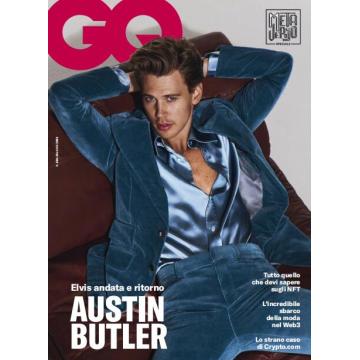 高端男士时尚刊意大利GQ 2022年6月austin butler