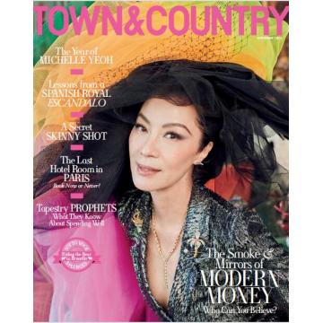 高端时尚刊美国Town_and_Country  2022年9月杨紫琼