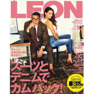 高端男士时尚刊日本leon 2022年10月