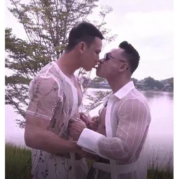 高端男模写真素材肌肉网红Tien Quan(kevin)联合TOP壮男kuaysuper(双人视频）