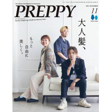 高端发型设计刊日本Preppy 2022年11月