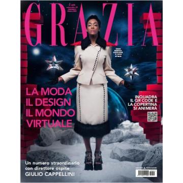 高端时尚刊意大利红秀Grazia 2022年10月19
