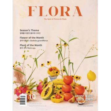 高端花卉插花设计刊韩国flora korea 2022年10月