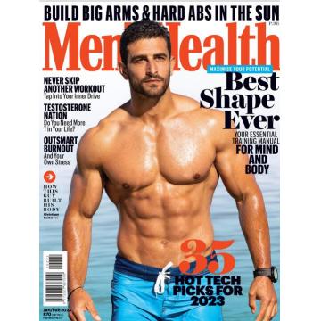 高端男士健身南非men's health 2023年1月