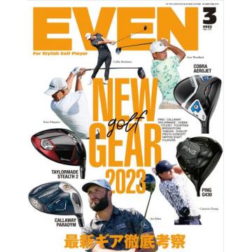 高端高尔夫风格运动时尚刊日本even 2023年3月