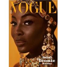 高端时尚刊印度VOGUE 2023年3月娜奥米坎贝尔