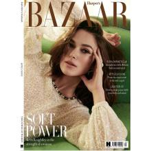 高端时尚刊英国Harpers_Bazaar 2023年4月凯拉奈特莉