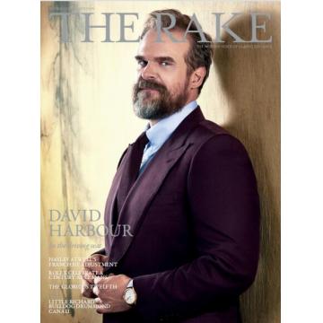 高端男士绅士时尚刊英国the rake 2023年8月david harbour 