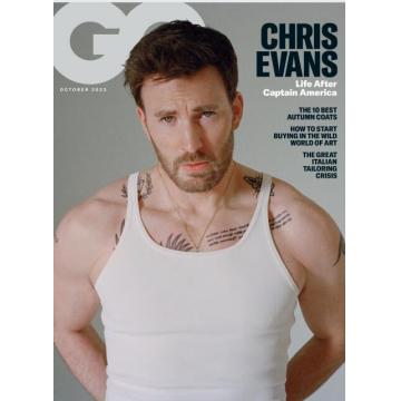 高端男士时尚刊英国GQ 2023年10月CHRIS EVANS