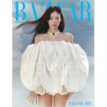 高端时尚刊韩国Harpers BAZAAR 2023年10月jennie