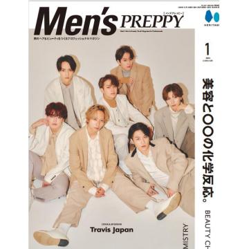 高端男士发型设计刊日本Men_s_Preppy 2024年1月