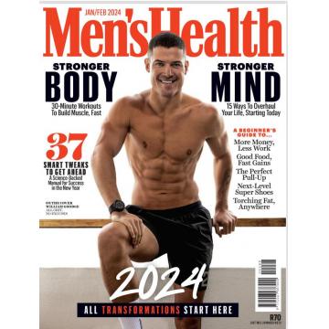 高端男士健身刊南非Men_s_Health 2024年1月