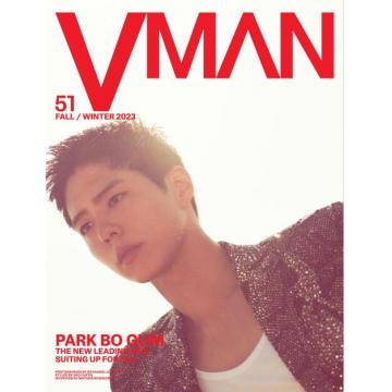 高端重量级男模男士时尚刊VMAN 51期2023年秋冬刊朴宝剑等多封面