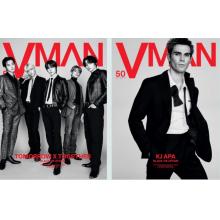 高端重量级男模男士时尚刊VMAN 50期多封面