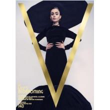 高端重量级时尚刊V Magazine 140期LILY COLLINS