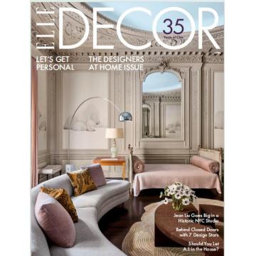 高端家居设计刊美国ELLE_DECOR 2024年4月