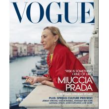 高端时尚刊美国VOGUE 2024年3月miuccia prada