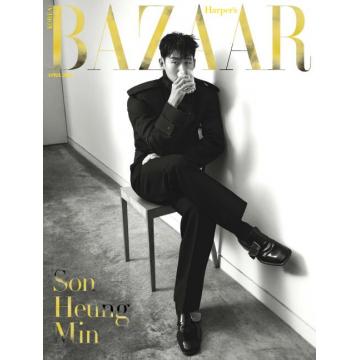 高端时尚刊韩国Harpers BAZAAR 2024年4月孙兴慜