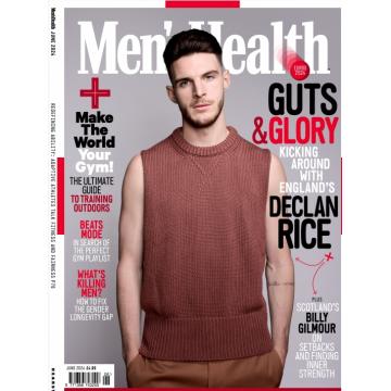 高端男士健身刊英国men's health 2024年6月