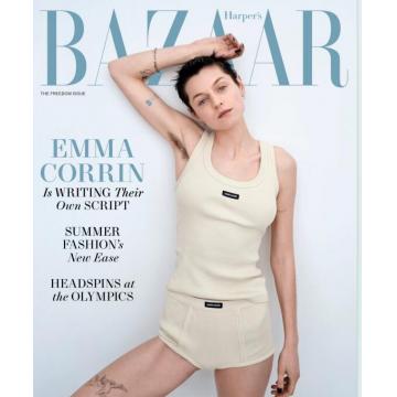 高端时尚刊美国Harpers BAZAAR 2024年6月