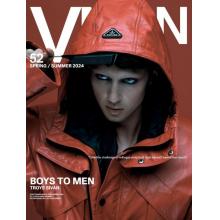 高端重量级男模男士时尚刊VMAN 52期2024年春夏TROYE SIVAN