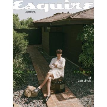 高端男士时尚刊韩国esquire 2024年7月李阵郁