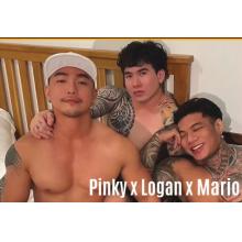 高端男模写真素材纹身猛男好基友三人行Logan x Pinky x Mario（三人视频）