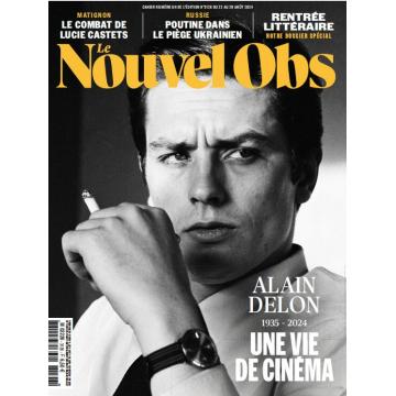 高端时尚文化刊法国Le_Nouvel_Obs 2024年8月22阿兰德龙特辑