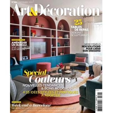 高端家居设计刊法国Art___Decoration 2024年9月