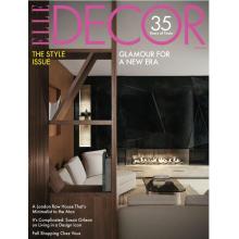 高端家居设计刊美国Elle_Decor 2024年9月