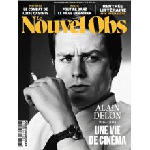 高端时尚文化刊法国Le_Nouvel_Obs 2024年8月22阿兰德龙特辑