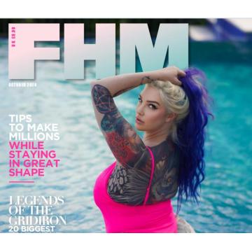 高端男士性感时尚刊英国FHM 2024年10月
