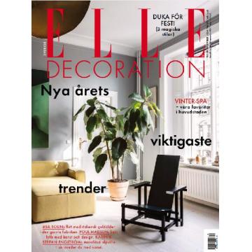 高端家居设计刊瑞典Elle_Decoration 2024年12月