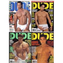 写真素材欧美肌肉男模男优经典杂志Dude 1997-2003年25期汇总（全J杂志PDF）
