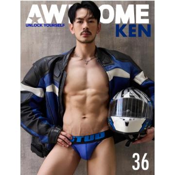 高端写真素材AWESOME 36期熟男男模KEN（半全J图集）