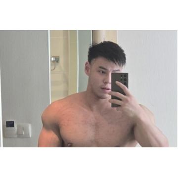 高端写真素材神似覃海洋的肌肉男Jackgordon约会猛攻kevin（双人视频）