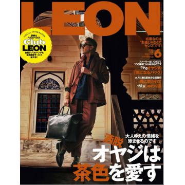 高端男士绅士时尚刊日本LEON 2025年6月