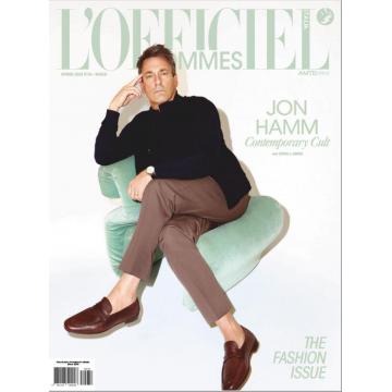 高端男士时尚刊意大利LOfficiel_Hommes 2025年3月春季刊jon hamm