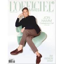 高端男士时尚刊意大利LOfficiel_Hommes 2025年3月春季刊jon hamm