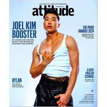 高端男模时尚刊英国Attitude 2024年7、8月