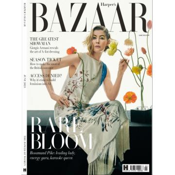 高端时尚刊英国Harper_s_Bazaar 2025年6月