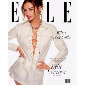 高端时尚刊新加坡ELLE 2025年4月